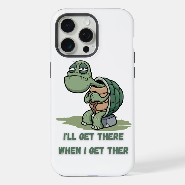 Coque iPhone T-shirt tortue dessin animé (Verso)
