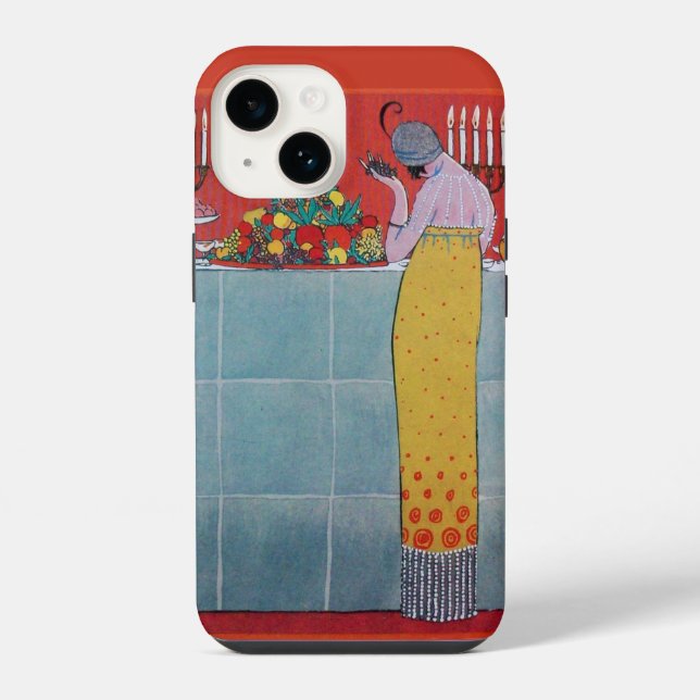 COQUE iPhone TABLE LADAND ET FRUITS DÉJÀ ART DÉCO BEAUTÉ MODE (Verso)