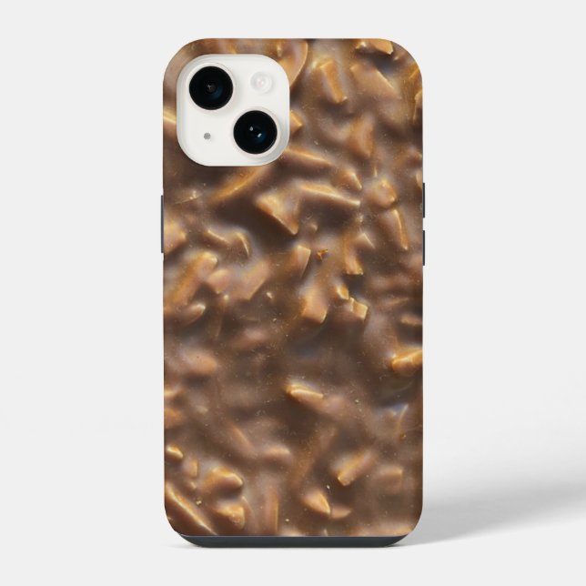 Coque iPhone Tablette de chocolat épais (Verso)