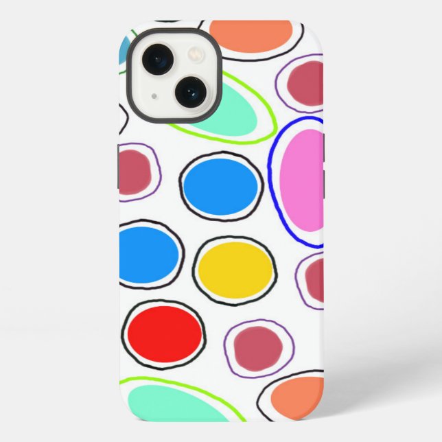 Coque iPhone Taches de bonbon (Verso)