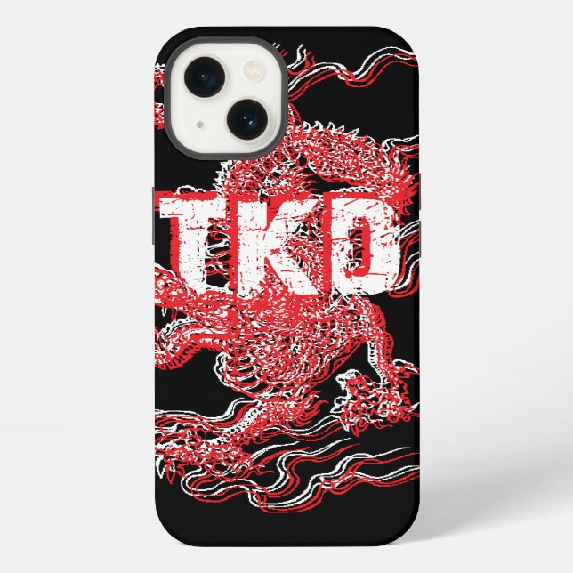 Coque iPhone Taekwondo Dragon (Verso)