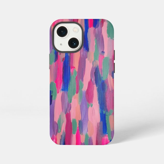 Coque iPhone Tailles roses Abstraites  (Verso)