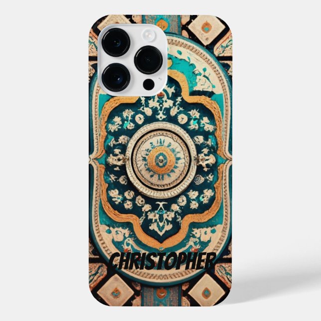 Coque iPhone Tapis persan coloré (Verso)