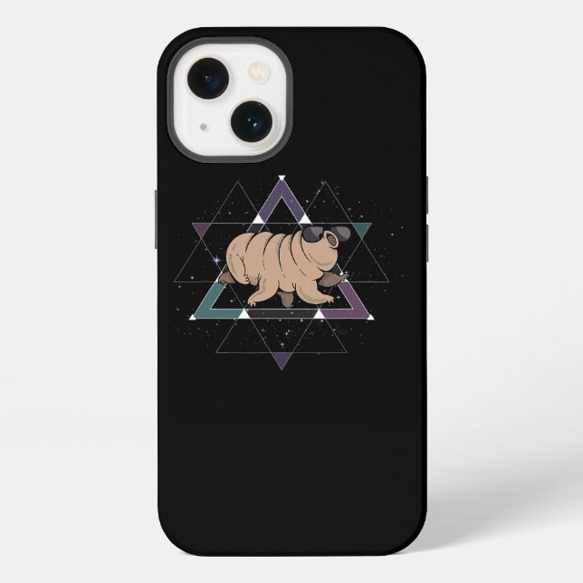 Coque iPhone Tardigrade Science Spatial Amoureux des Oursons d' (Verso)