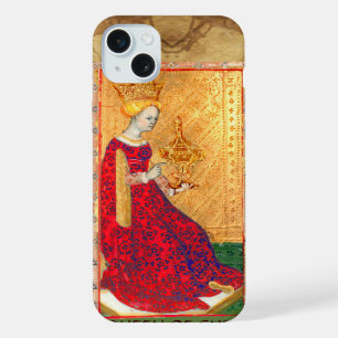 COQUE iPhone 15 PLUS TAROITS RENAISSANCE ANTIQUES / REINE DE COUPES