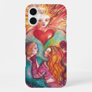 Coque iPhone 16 Plus TAROTS DES OMBRES PERDUES / AMOUREUX Saint Valenti