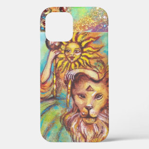 Coque iPhone 12 TAROTS DES OMBRES PERDUES / LE SOLEIL Et Lion