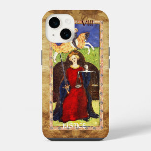 COQUE POUR iPhone 14 TAROTS RENAISSANCE ANTIQUES 8 / JUSTICE