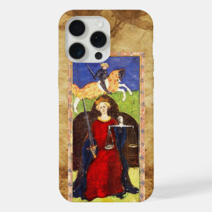 COQUE iPhone 15 PRO MAX TAROTS RENAISSANCE ANTIQUES 8 / JUSTICE