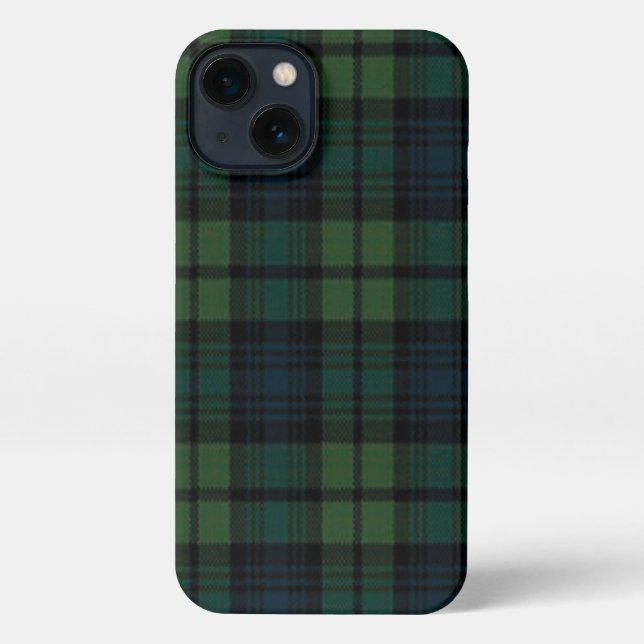 Coque iPhone Tartan Fabric iPhone 13 (Verso)