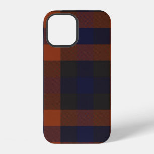 Coque iPhone 12 Tartan plat moderne classique Motif sans couture.