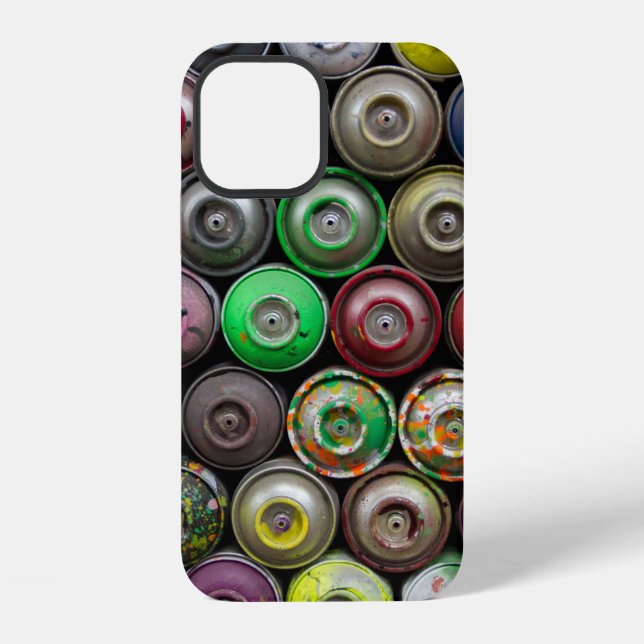 Coque iPhone Tas de canette de butane (Verso)
