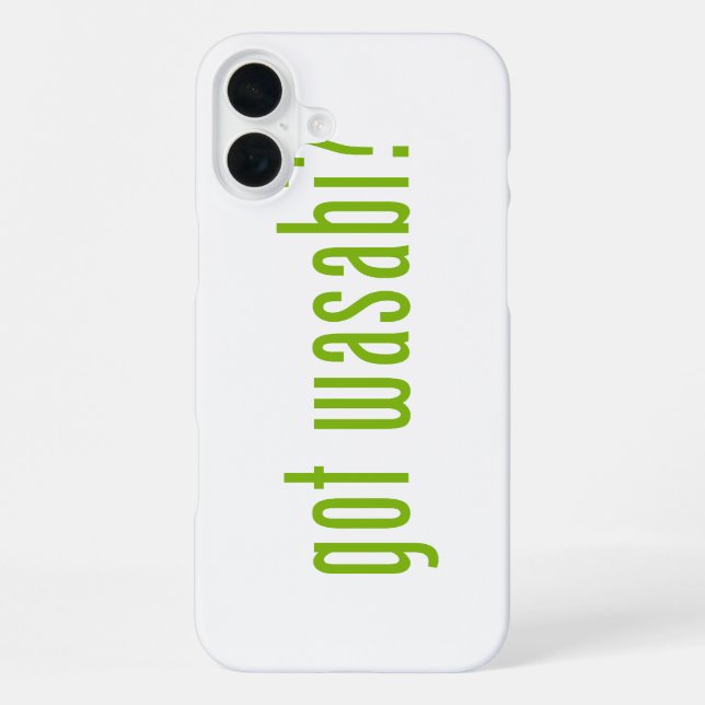 Coque iPhone t'as du wasabi? (Verso)