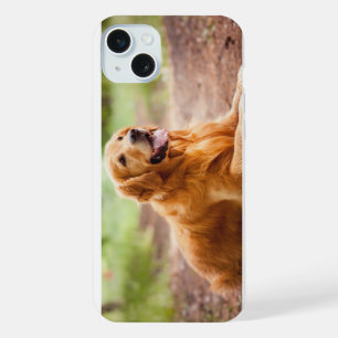 Coque iPhone 15 Plus Tasse Amour Golden Retriever – Cadeau pour proprié