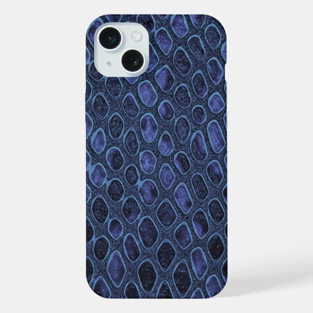 Coque iPhone Taupe moderne Croc Cuir Texture (Verso)