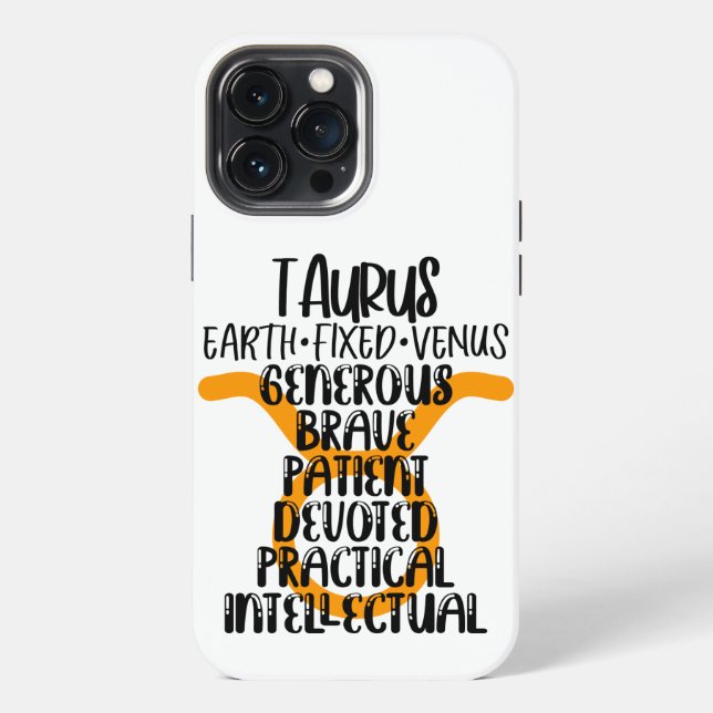 Coque iPhone Taureau (Verso)