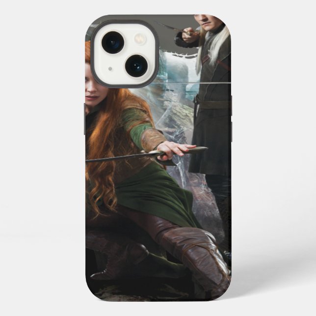 Coque iPhone TAURIEL™ et LEGOLAS GREENLEAF™ Graphique (Verso)