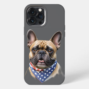 Etui iPhone 13 Pro Max Tchotchke de Labour Day de bouledogue français