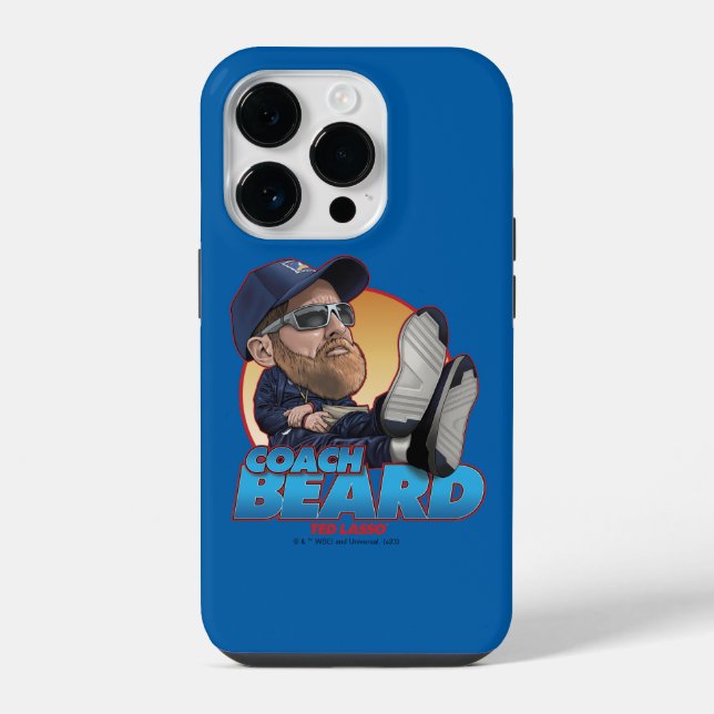 Coque iPhone Ted Lasso | Coach Beard Bobblehead (Verso)