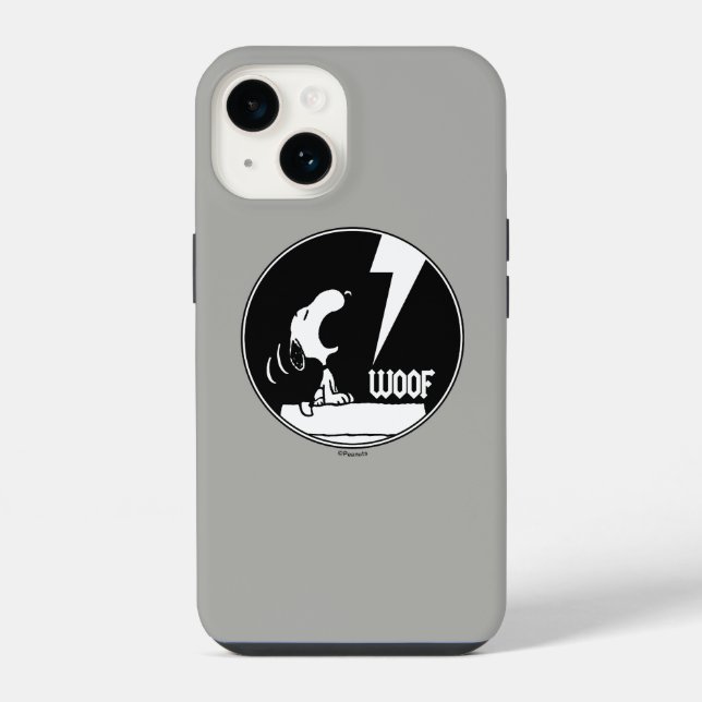 Coque iPhone Tee - shirt | Snoopy Howling (Verso)