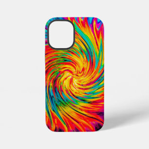 COQUE iPhone 12 MINI TEINTURE LIE VENT ABSTRAIT