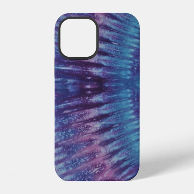 Coque iPhone Teinture Lien Violets (Verso)