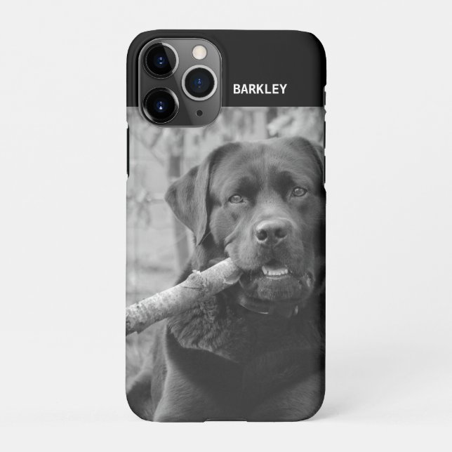 Coque iPhone Téléchargez la photo de chien animal de compagnie  (Dos)