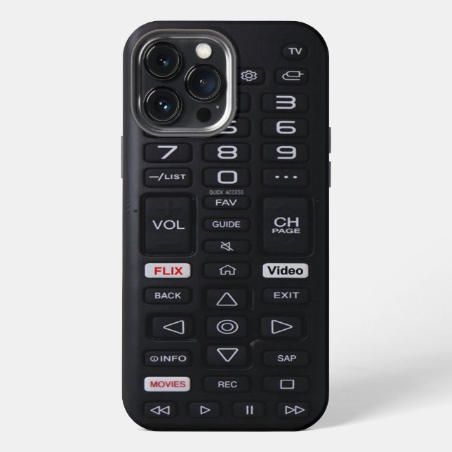 Coque iPhone Télécommande fausse (Verso)