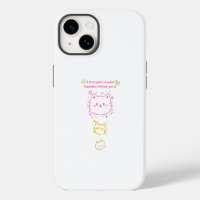 Téléphone esthétique doodle chats mignons bonheur