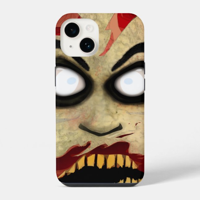Coque iPhone Téléphone Zombie (Verso)