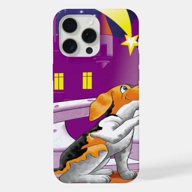 Coque iPhone télescope pour chiens (Verso)