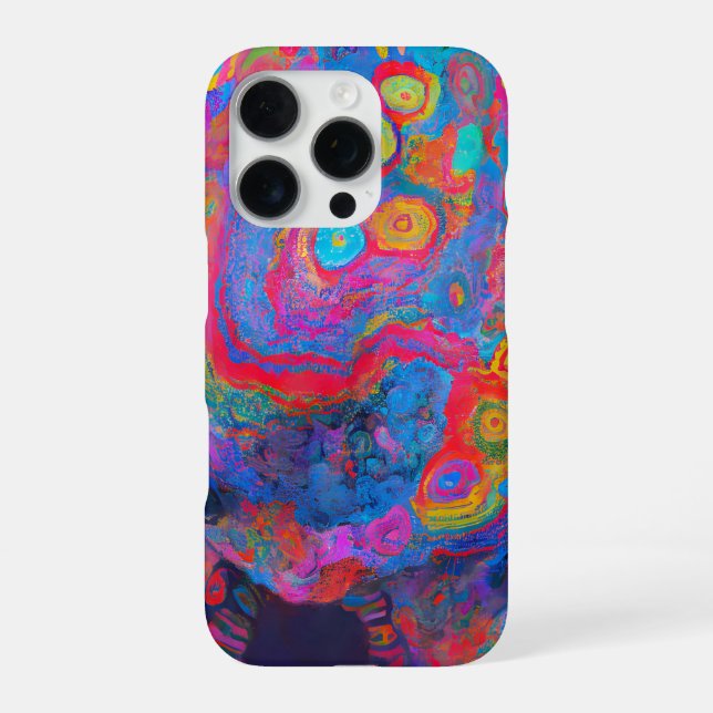 Coque iPhone "Tempête neuronale" (Verso)