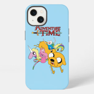 Etui iPhone 13 Temps d'aventure Lady, Bubblegum, Finn & Jake