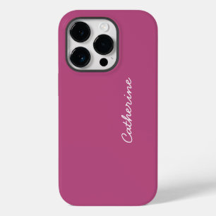 Coque Pour iPhone 14 Plus Tendance Couleur Rose Violet Baie -