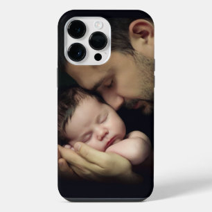Coque Pour Pour iPhone 14 Pro Max Tender Love papa et Baby Modèle photo