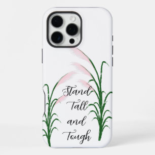 Coque iPhone 16 Pro Max Tenez-vous droit et dur Amour de soi Citation posi