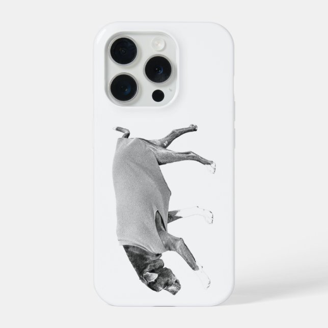 Coque iPhone Tenir le calme à proximité (Verso)