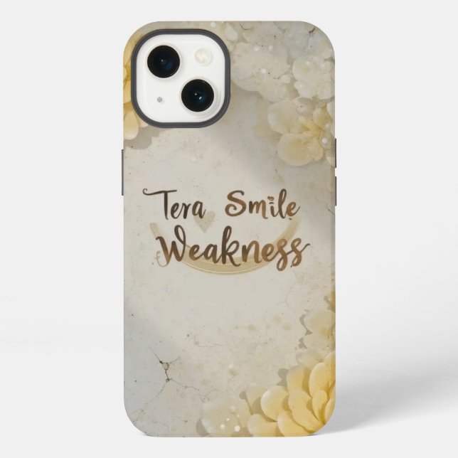 Coque iPhone Tera Smile, Ma Faiblesse (Verso)
