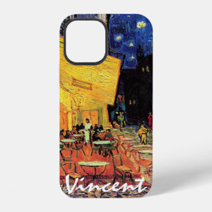 Coque iPhone 12 Terrasse de café la nuit par Vincent van Gogh