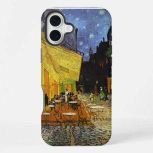 Coque iPhone 16 Plus Terrasse du Café la nuit Van Gogh