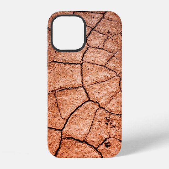 Coque iPhone Terres séchées (Verso)