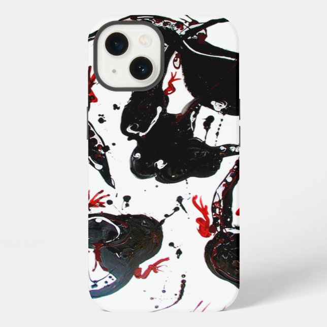 Coque iPhone Têtards heureux (Verso)