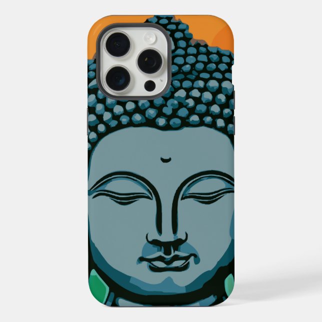 Coque iPhone Tête de Bouddha Zen  (Verso)