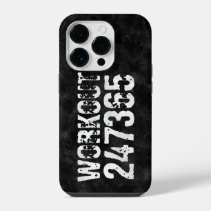 Coque Pour iPhone 14 Plus Texte usé et rayé Workout 247365 vintage