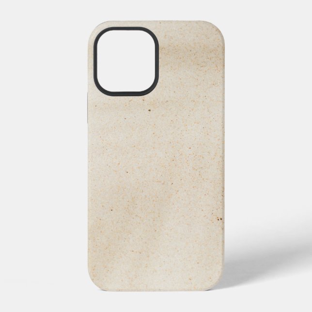 Coque iPhone Textile blanc avec ombre noire (Verso)