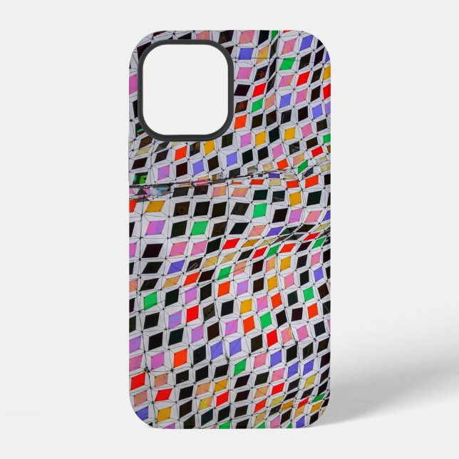 Coque iPhone Textiles de couleurs variées (Verso)