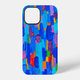 Coque iPhone 12 Texture, arrière - plan et colorée Image d'une ori