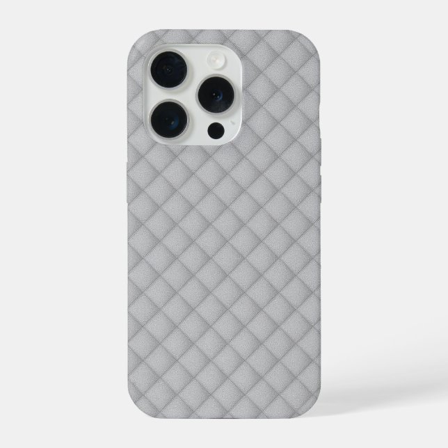 Coque iPhone Texture blanche élégante et stylée (Verso)