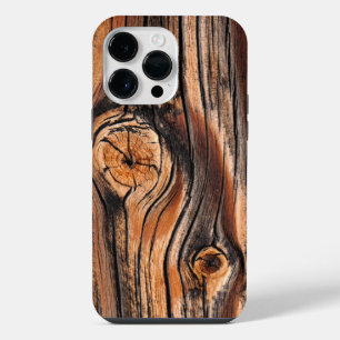 Coque Pour Pour iPhone 14 Pro Max Texture de bois cool unique