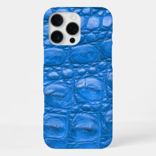 Coque iPhone 16 Pro Max Texture de cuir de crocodile Taupe moderne